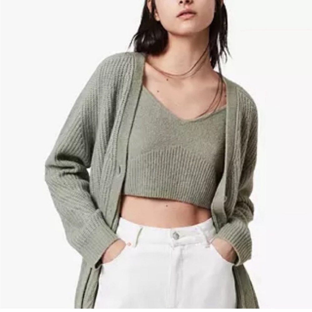All Saints “Leanne” alpaca blend top